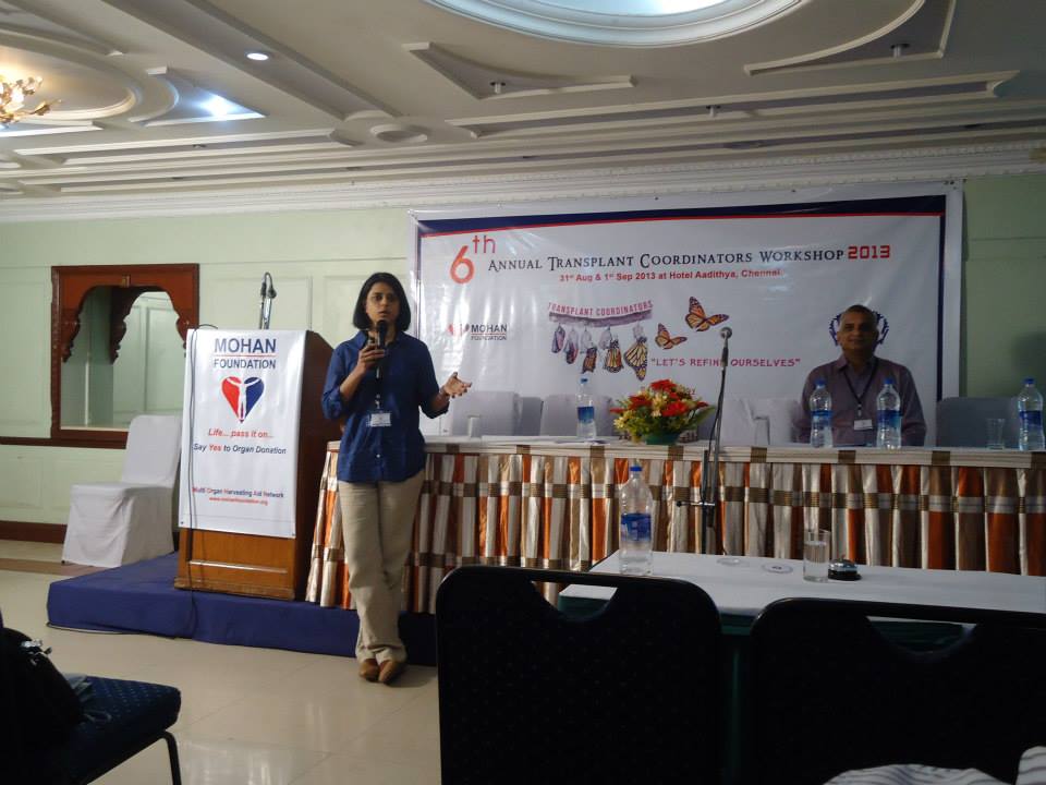 Dr. Gomathy Narasimhan on challenges in the coordination of living donations