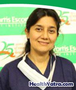 Get Online Consultation Dr. Aparna Jaswal Cardiologist With Email Id, Fortis Escorts Heart Institute, Delhi India