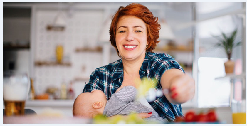 What are the foods and beverages that should be avoided by mothers who are breastfeeding